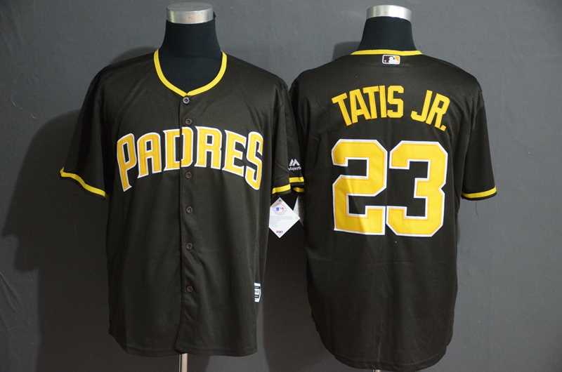 Padres 23 Fernando Tatis Jr. Black Cool Base Jersey,We sell and wholesale Padres 23 Fernando Tatis Jr. Black Cool Base Jersey on line form chian!